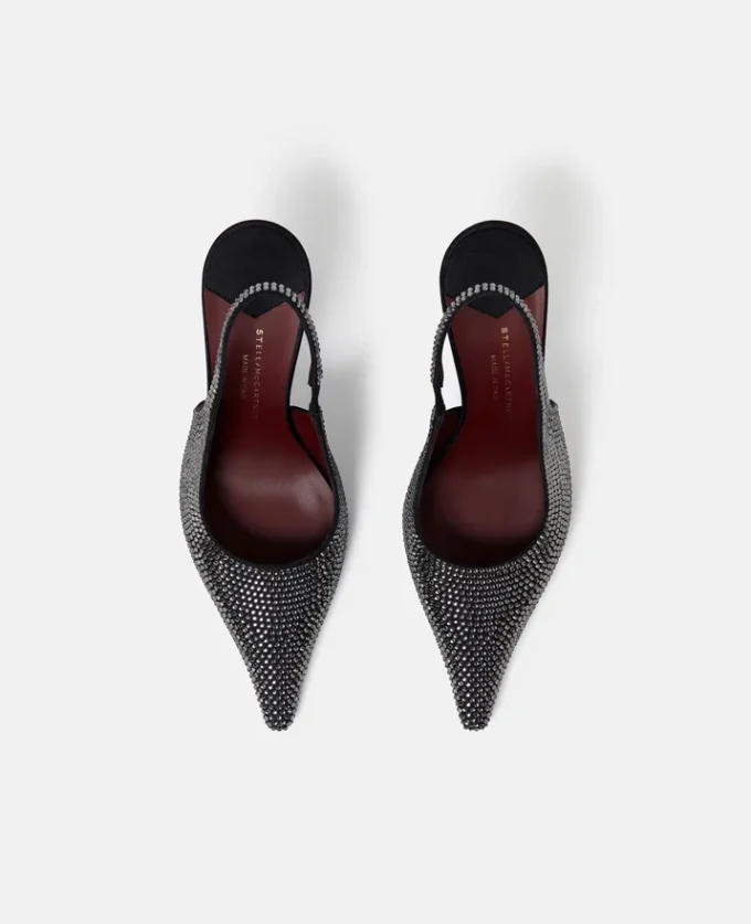 Escarpins à talons bobines Elsa ornés de cristaux Escarpins à talons bobines Elsa ornés de cristaux