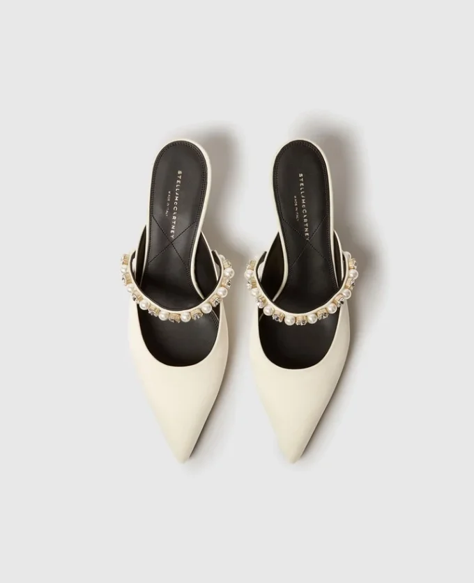 Escarpins à talons bobines Elsa ornés de perles Escarpins à talons bobines Elsa ornés de perles