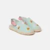 Espadrilles en toile brodées de cœurs Espadrilles en toile brodées de cœurs