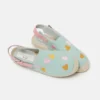 Espadrilles en toile brodées de cœurs Espadrilles en toile brodées de cœurs