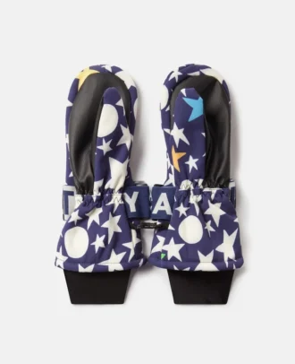 Gants de ski imprimés étoiles Gants de ski imprimés étoiles