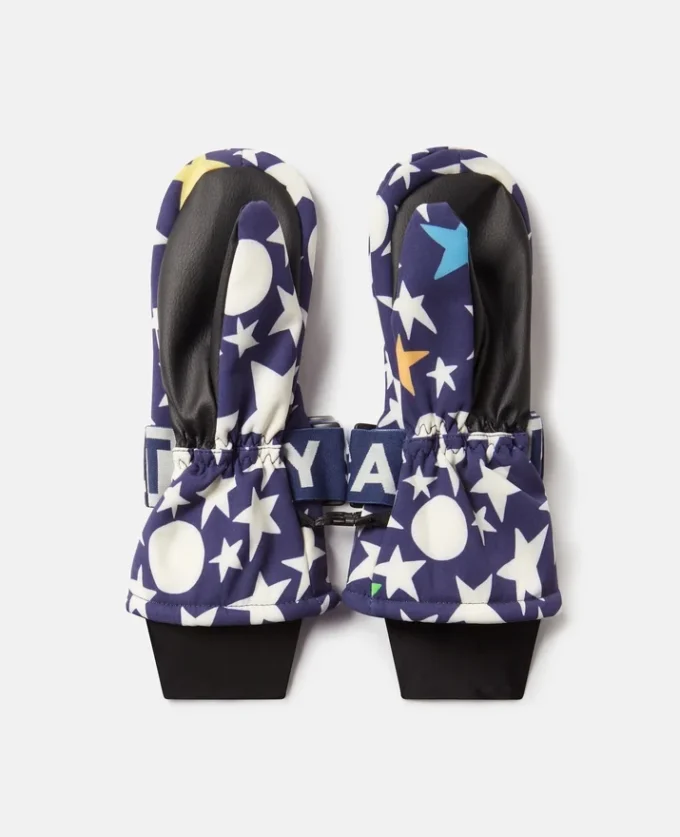 Gants de ski imprimés étoiles Gants de ski imprimés étoiles