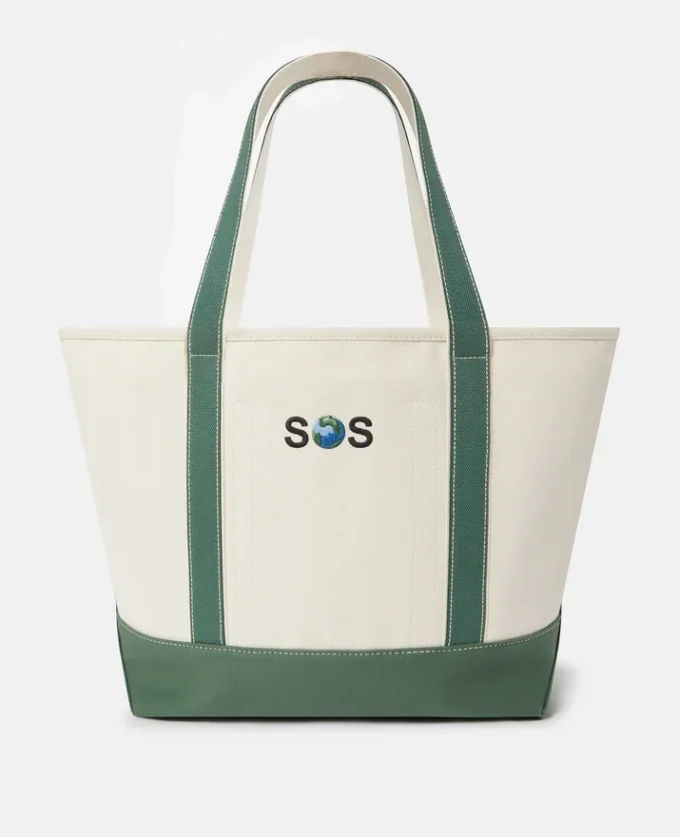 Grand sac fourre-tout brodé SOS