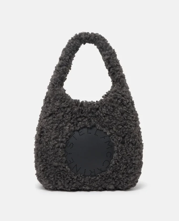 Grand sac fourre-tout Logo Plush Teddy Hobo Grand sac fourre-tout Logo Plush Teddy Hobo