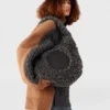 Grand sac fourre-tout Logo Plush Teddy Hobo Grand sac fourre-tout Logo Plush Teddy Hobo