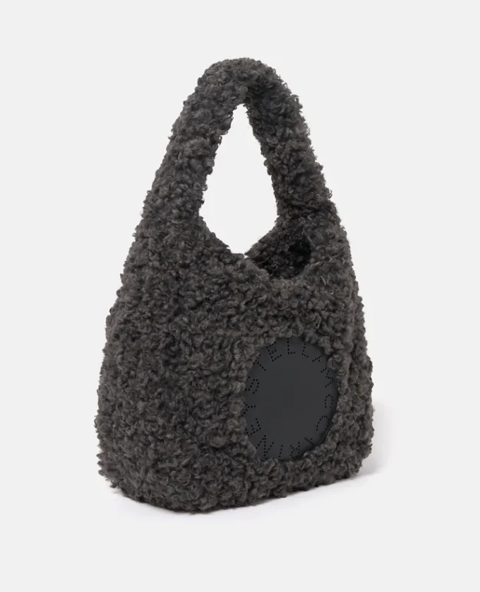 Grand sac fourre-tout Logo Plush Teddy Hobo Grand sac fourre-tout Logo Plush Teddy Hobo