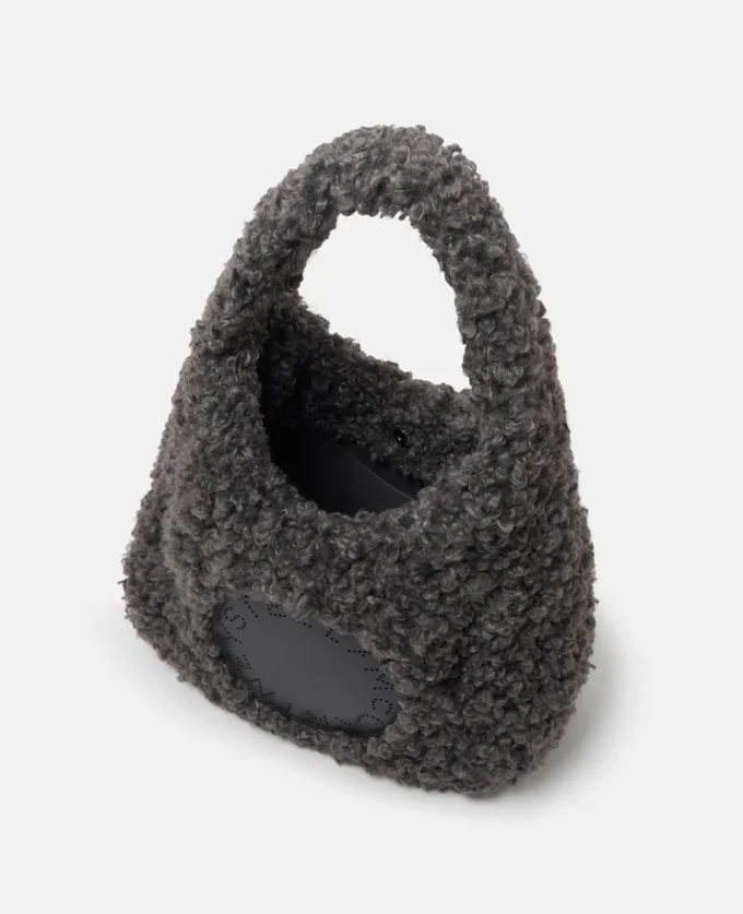 Grand sac fourre-tout Logo Plush Teddy Hobo Grand sac fourre-tout Logo Plush Teddy Hobo