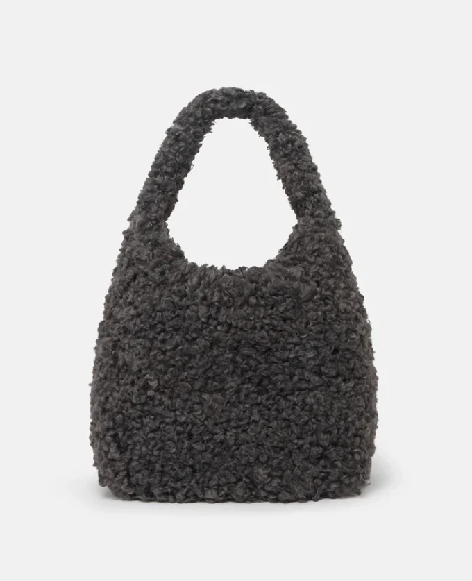 Grand sac fourre-tout Logo Plush Teddy Hobo Grand sac fourre-tout Logo Plush Teddy Hobo
