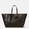 Grand sac fourre-tout Stella Studs à motif croco Grand sac fourre-tout Stella Studs à motif croco