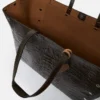 Grand sac fourre-tout Stella Studs à motif croco Grand sac fourre-tout Stella Studs à motif croco