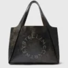 Grand sac fourre-tout vieilli avec logo Grand sac fourre-tout vieilli avec logo