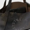 Grand sac fourre-tout vieilli avec logo Grand sac fourre-tout vieilli avec logo