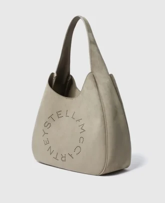 Grand sac hobo souple Logo