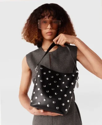 Grand sac seau clouté Frayme