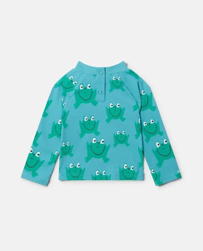 Haut de maillot de bain imprimé grenouille Haut de maillot de bain imprimé grenouille
