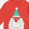 Haut à manches longues avec motif Santa Haut à manches longues avec motif Santa