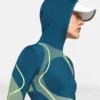 Haut mi-couche à manches longues et capuche TruePace pour le running Haut mi-couche à manches longues et capuche TruePace pour le running