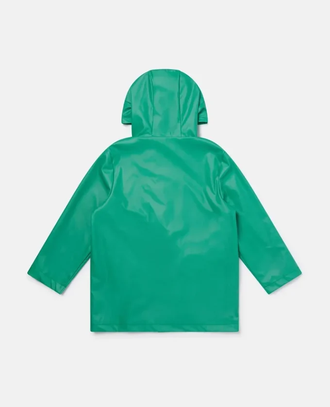 Imperméable à capuche avec imprimé graphique Frog Imperméable à capuche avec imprimé graphique Frog
