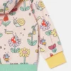 Imperméable à capuche à imprimé floral Imperméable à capuche à imprimé floral