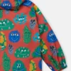 Imperméable à capuche imprimé tête de monstre Imperméable à capuche imprimé tête de monstre