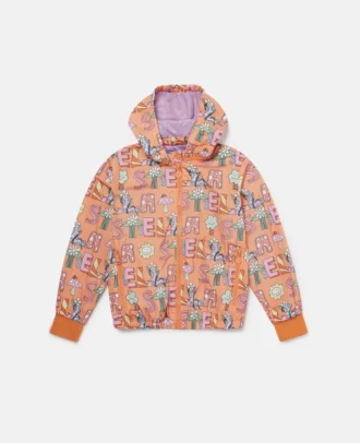 Imperméable à capuche Stella Woodland Lettering