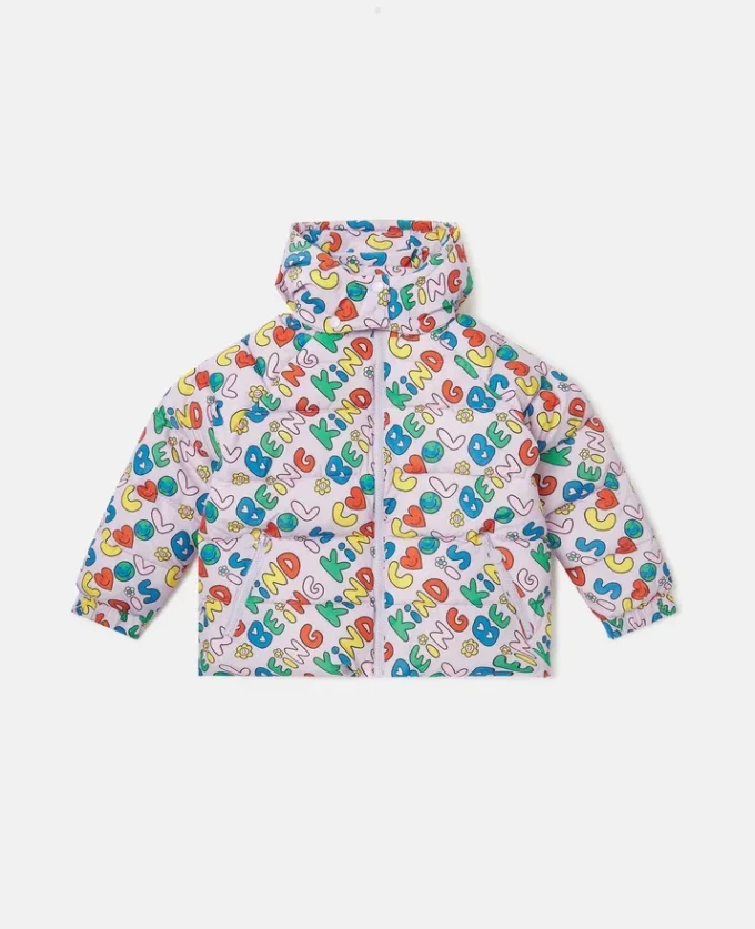 Imperméable Earth Friends avec imprimé texte Imperméable Earth Friends avec imprimé texte