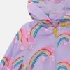 Imperméable à imprimé arc-en-ciel et rollers Imperméable à imprimé arc-en-ciel et rollers