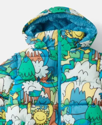 Imperméable imprimé Earth Friends