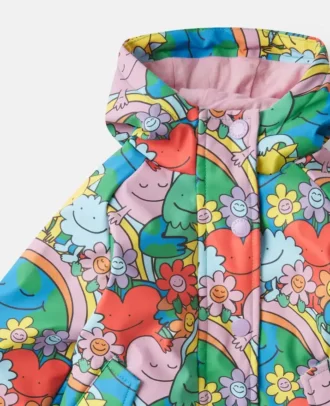 Imperméable imprimé Earth Friends
