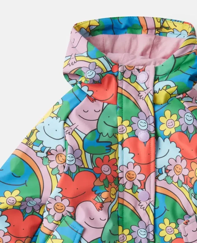 Imperméable imprimé Earth Friends Imperméable imprimé Earth Friends