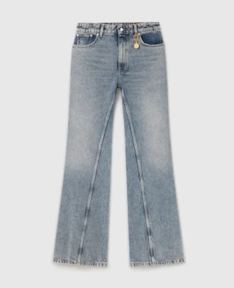 Jean bootcut délavé vintage