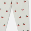 Jean brodé de cerises Jean brodé de cerises