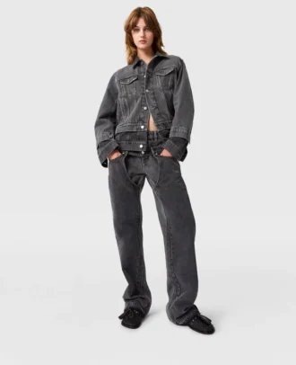 Jean à double ceinture