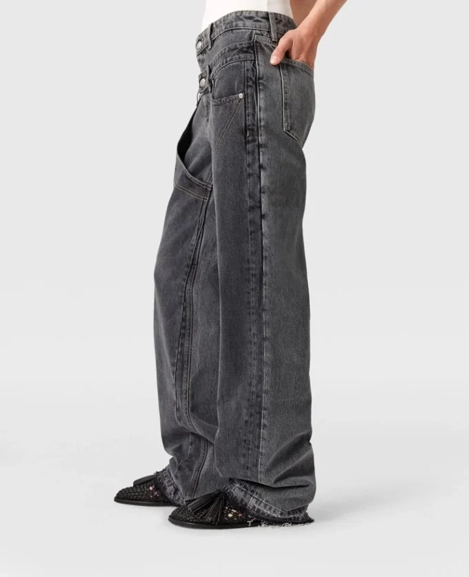 Jean à double ceinture Jean à double ceinture