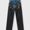 Jean droit brodé Chaps Jean droit brodé Chaps