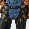 Jean droit brodé Chaps Jean droit brodé Chaps