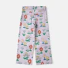 Jean droit à imprimé floral Jean droit à imprimé floral