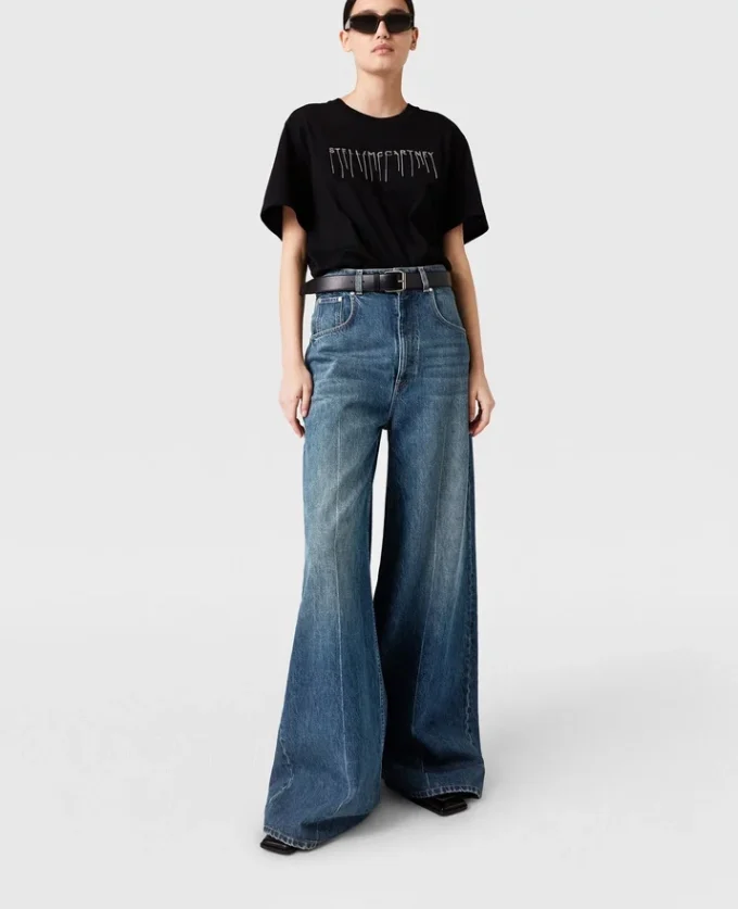 Jean droit taille haute Jean droit taille haute
