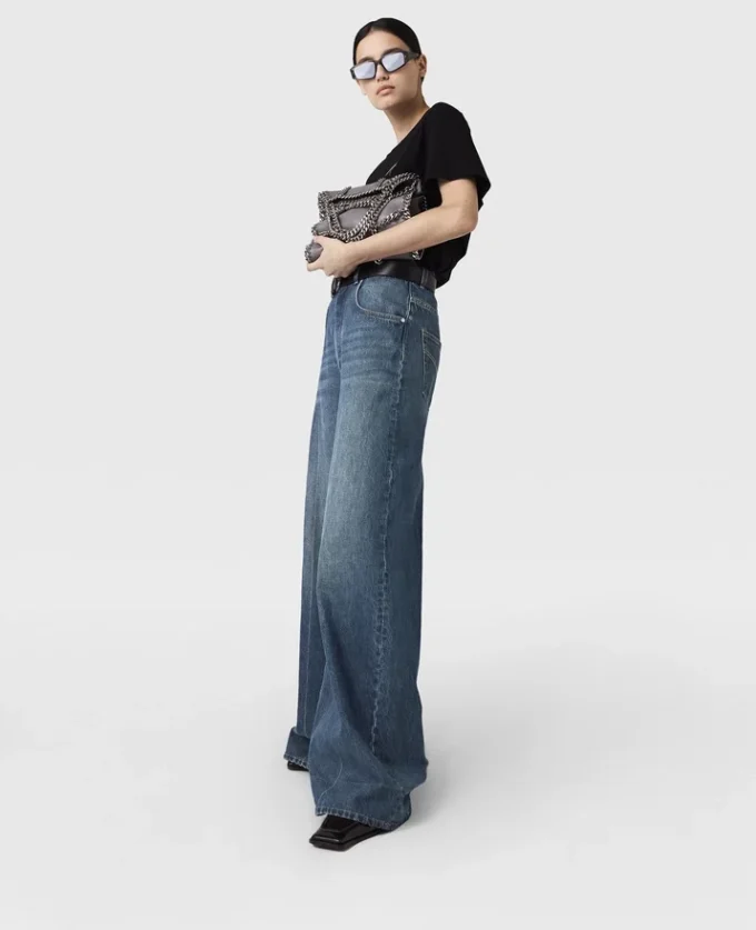 Jean droit taille haute Jean droit taille haute