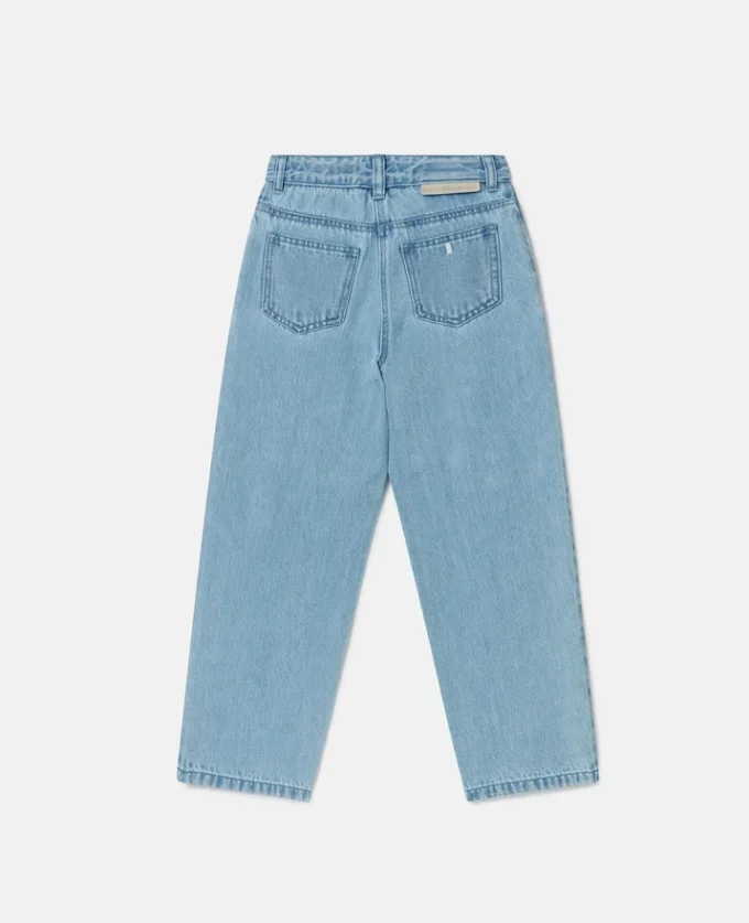 Jean en denim brodé de bijoux Jean en denim brodé de bijoux