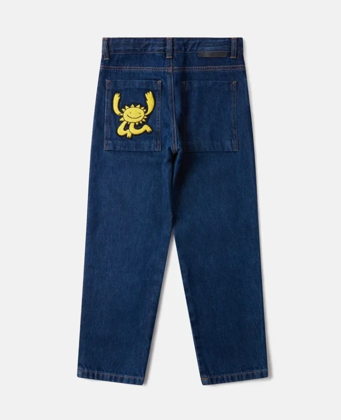 Jean en denim Earth Friends Graphic Jean en denim Earth Friends Graphic