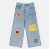 Jean en denim à motif Bob l&rsquo;éponge