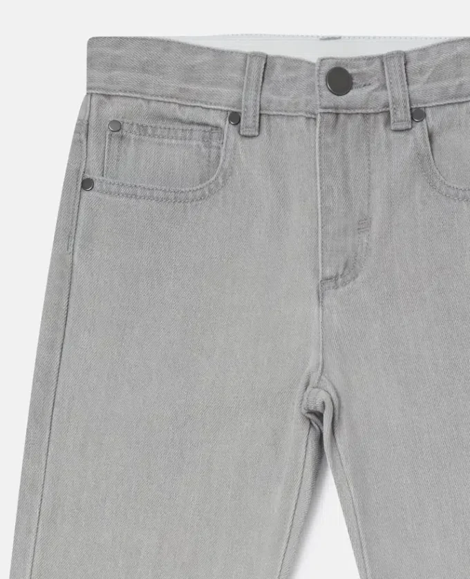 Jean en denim à motif écureuil Jean en denim à motif écureuil
