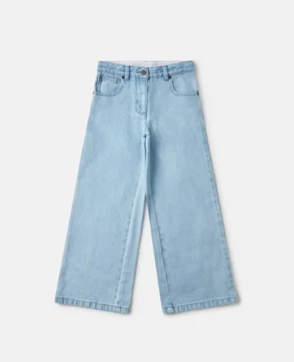 Jean taille moyenne à jambes larges Jean taille moyenne à jambes larges