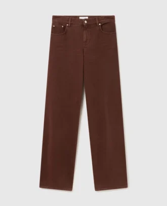 Jean taille moyenne à jambes larges Jean taille moyenne à jambes larges