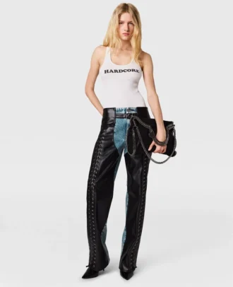 Jean vegan à lacets Jean vegan à lacets