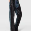 Jean vegan à lacets