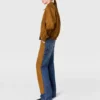 Blouson bomber à col carré Blouson bomber à col carré