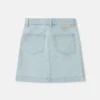 Jupe en denim avec logo médaillon Jupe en denim avec logo médaillon