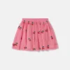 Jupe en tulle brodée de cerises